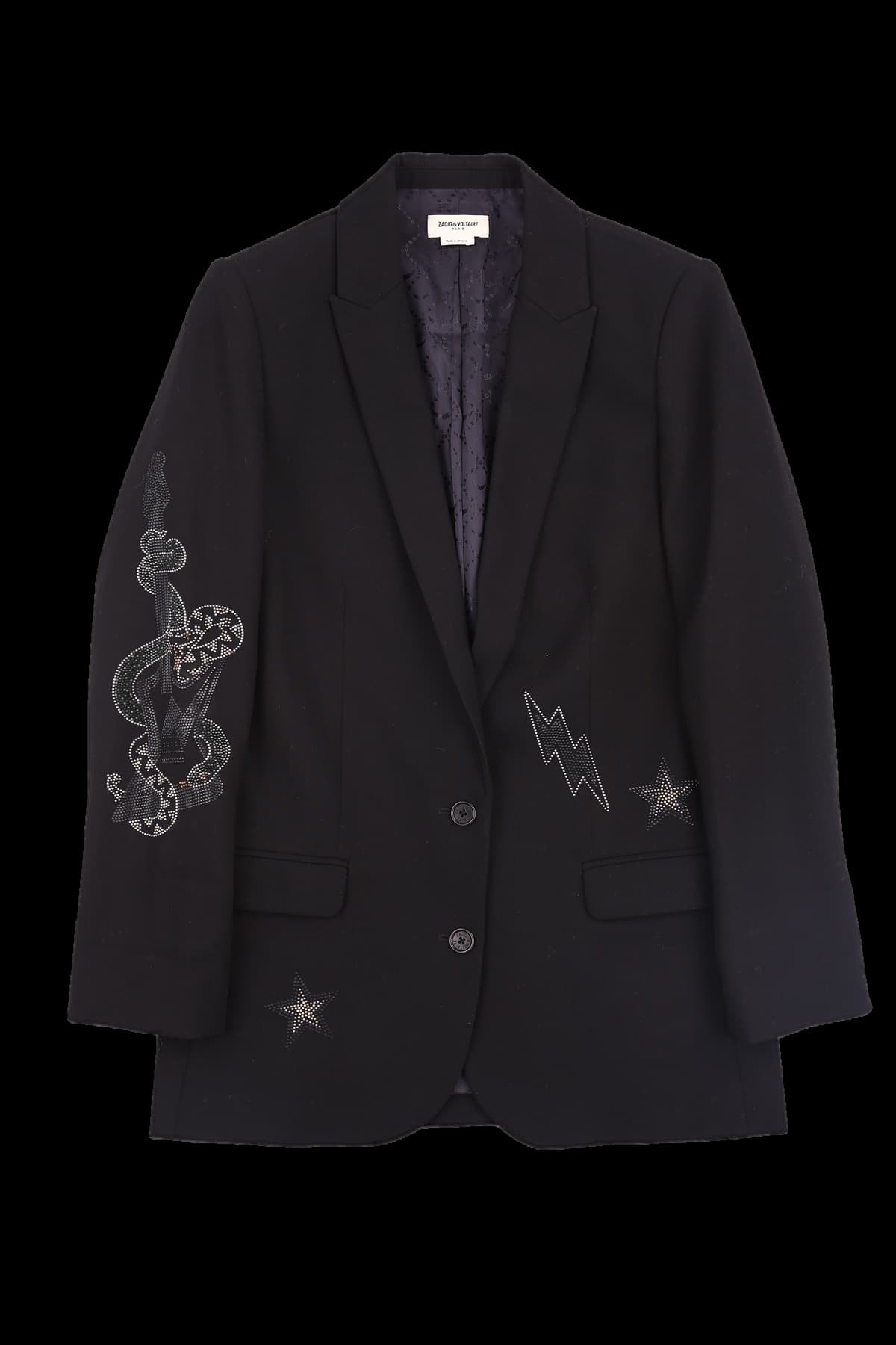 비즈 디테일 블레이저