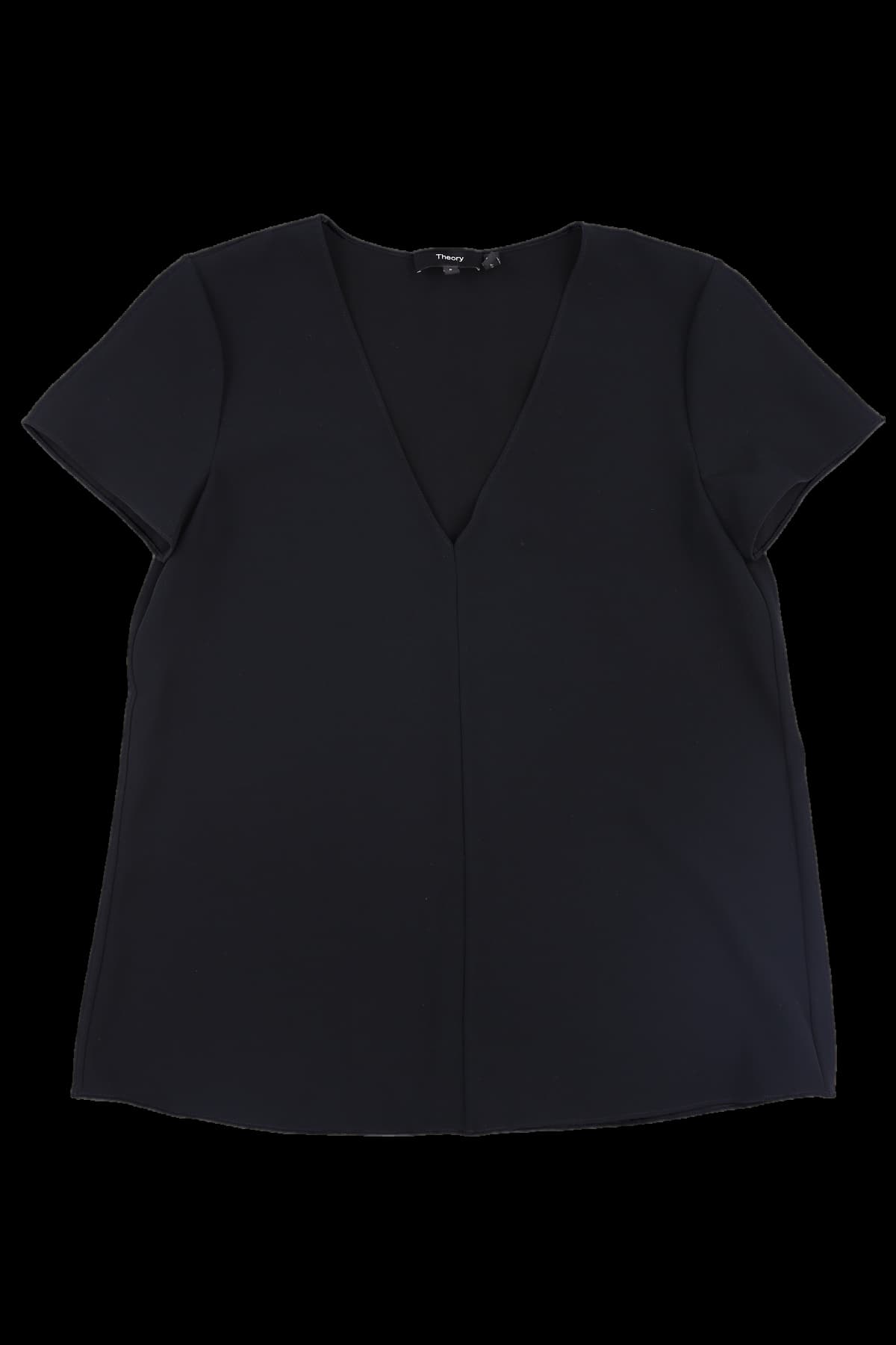 브이넥 블라우스