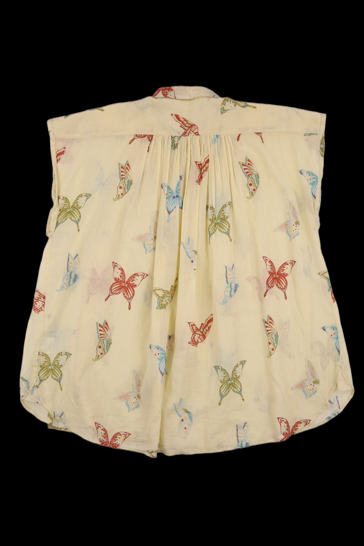 슬리브리스 블라우스