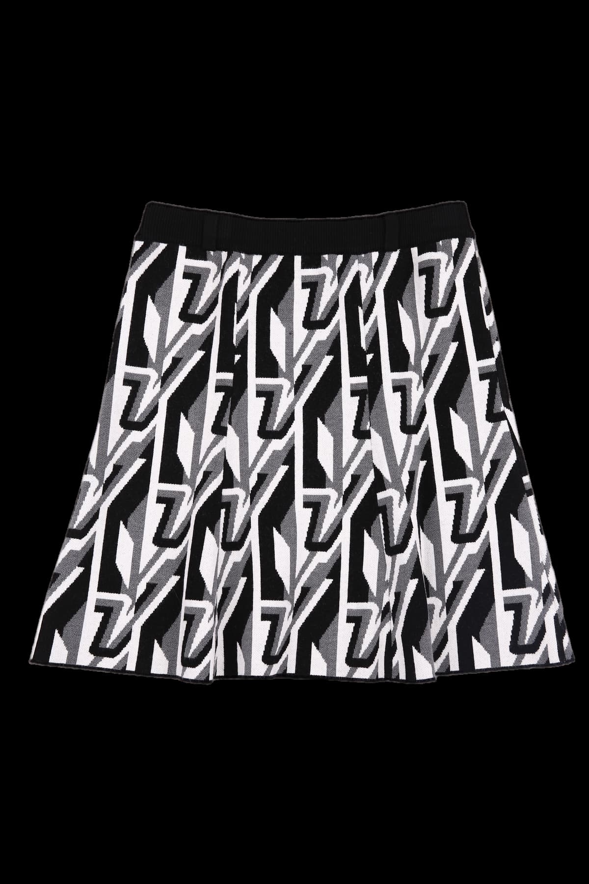 플레어 니트스커트