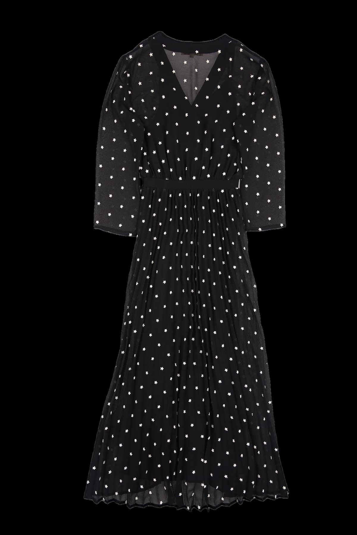 패턴 시스루 원피스