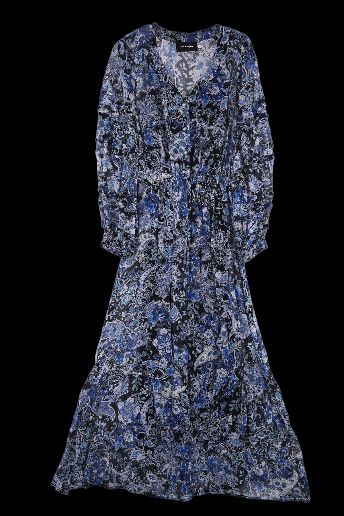 플로럴 시스루 원피스