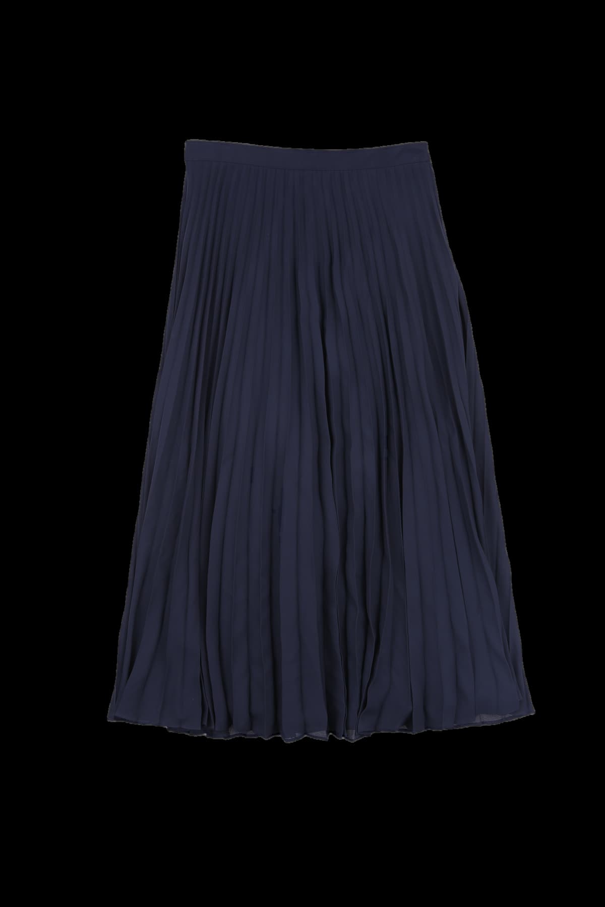 플리츠 롱 스커트