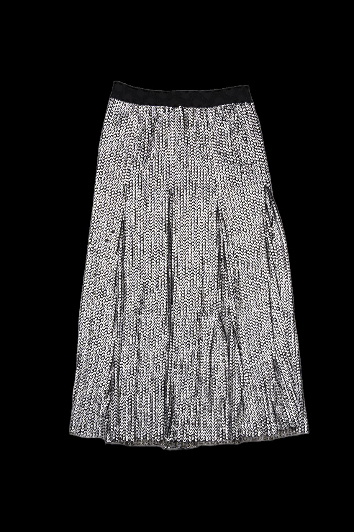 스팽글 밴딩 스커트