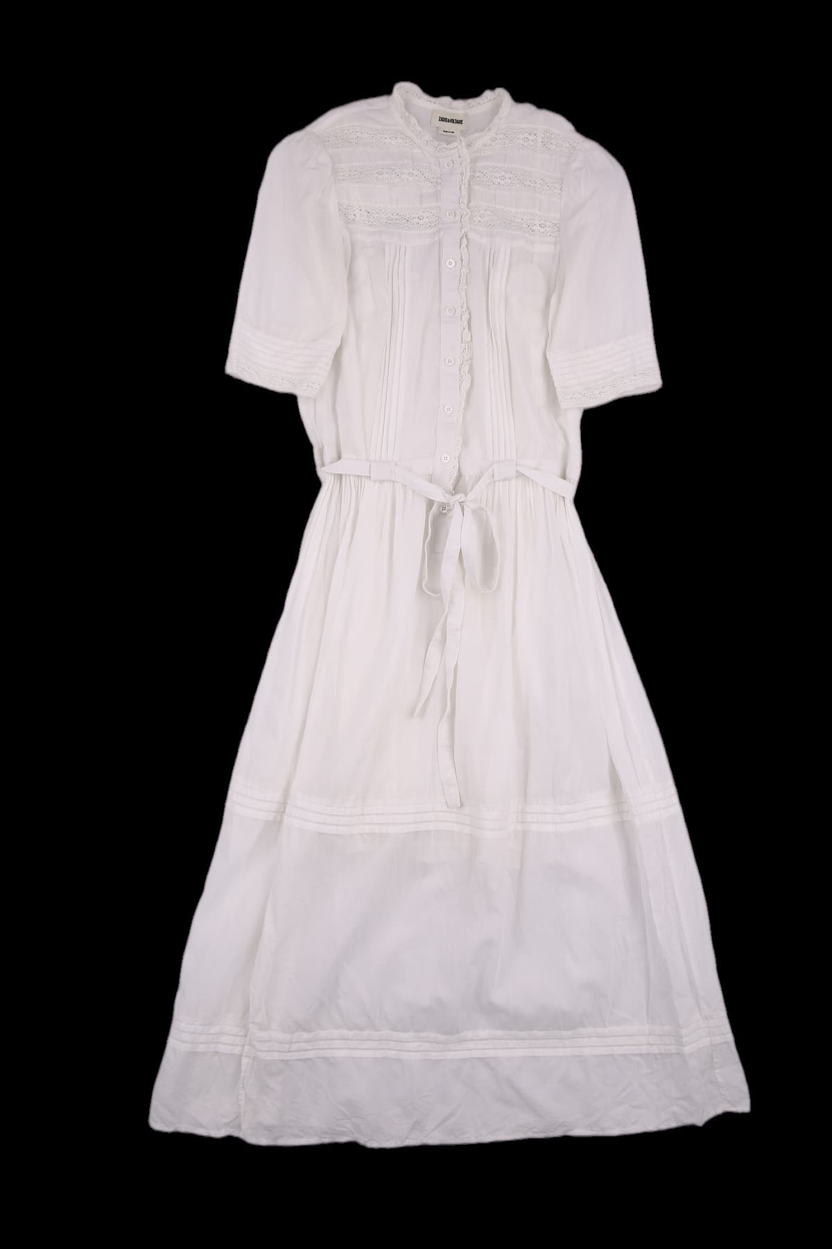 시스루 코튼 원피스