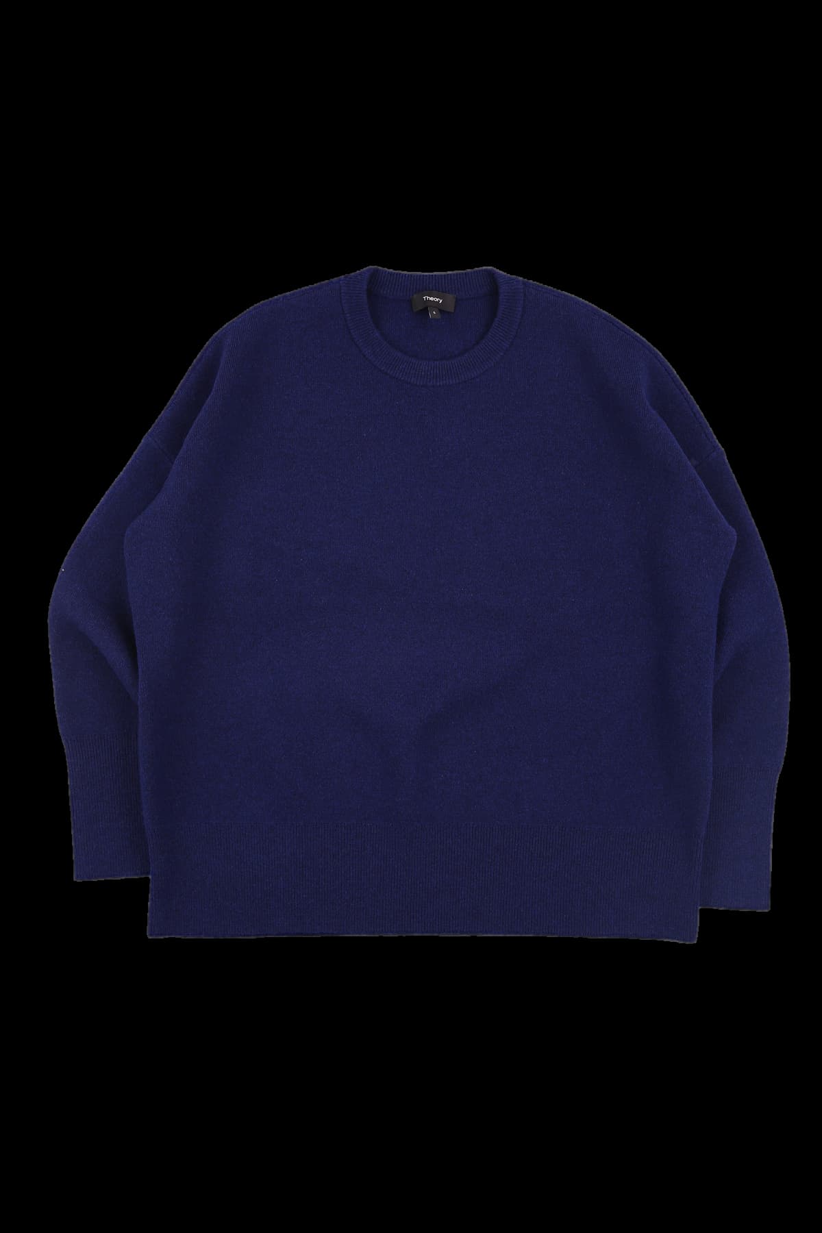  오버핏 라운드넥 니트