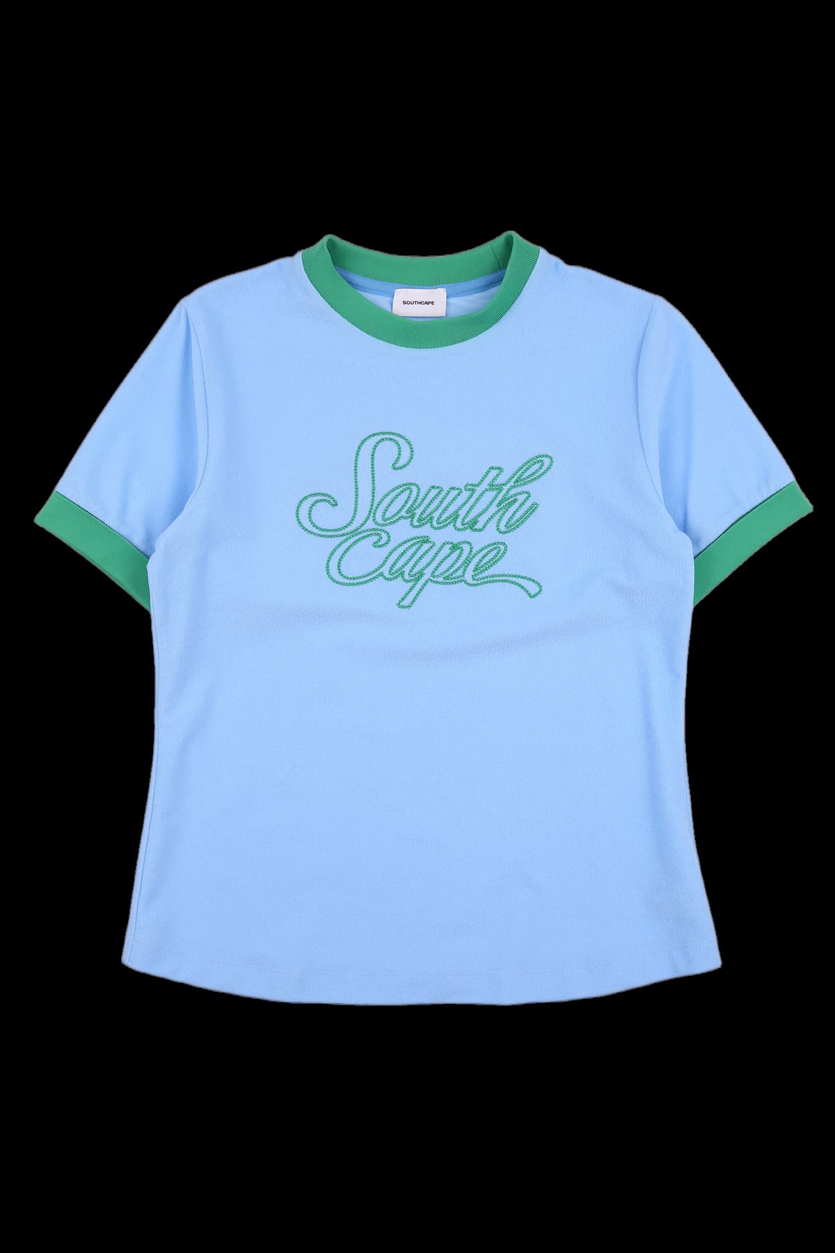 배색 반팔티셔츠