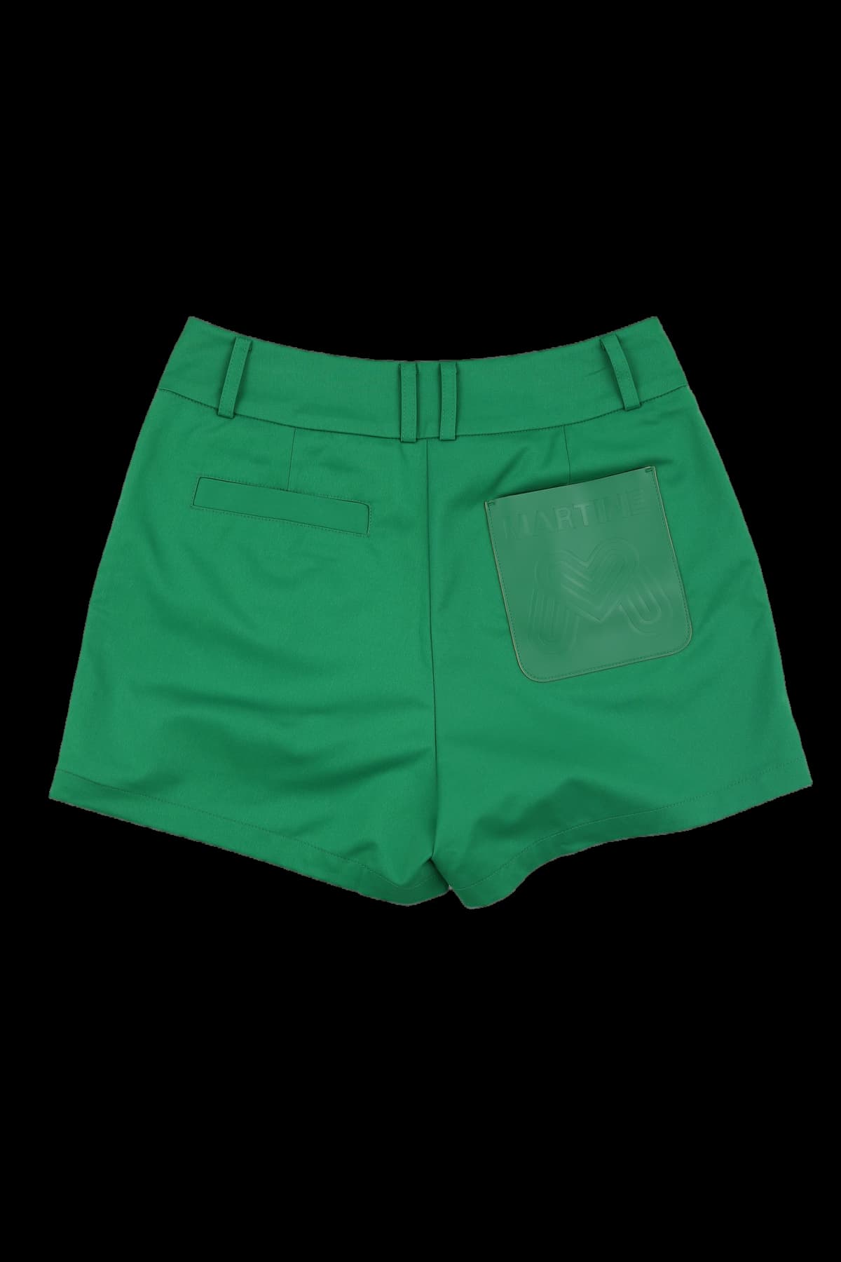 가죽 포인트 반바지