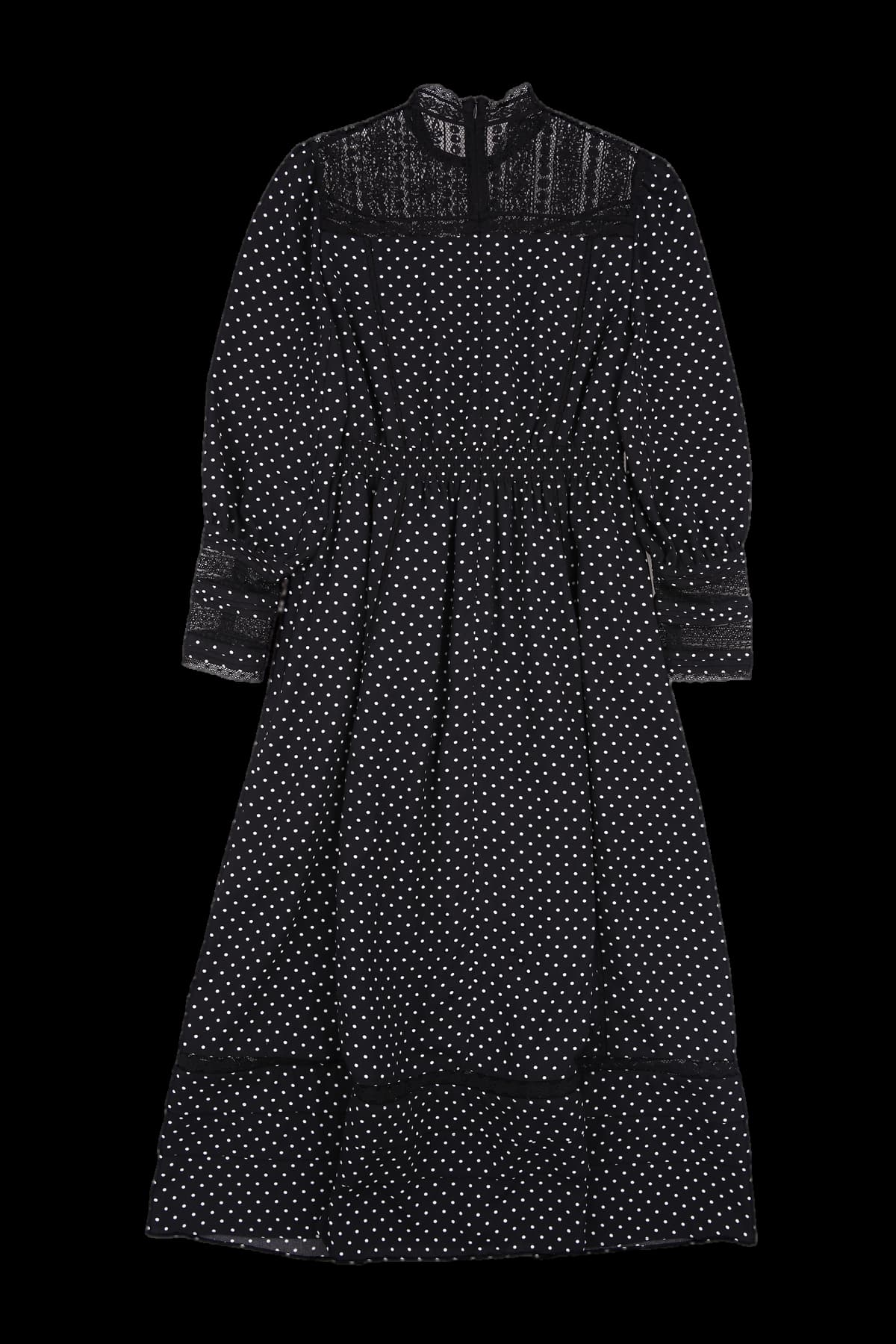 시스루 패턴 원피스