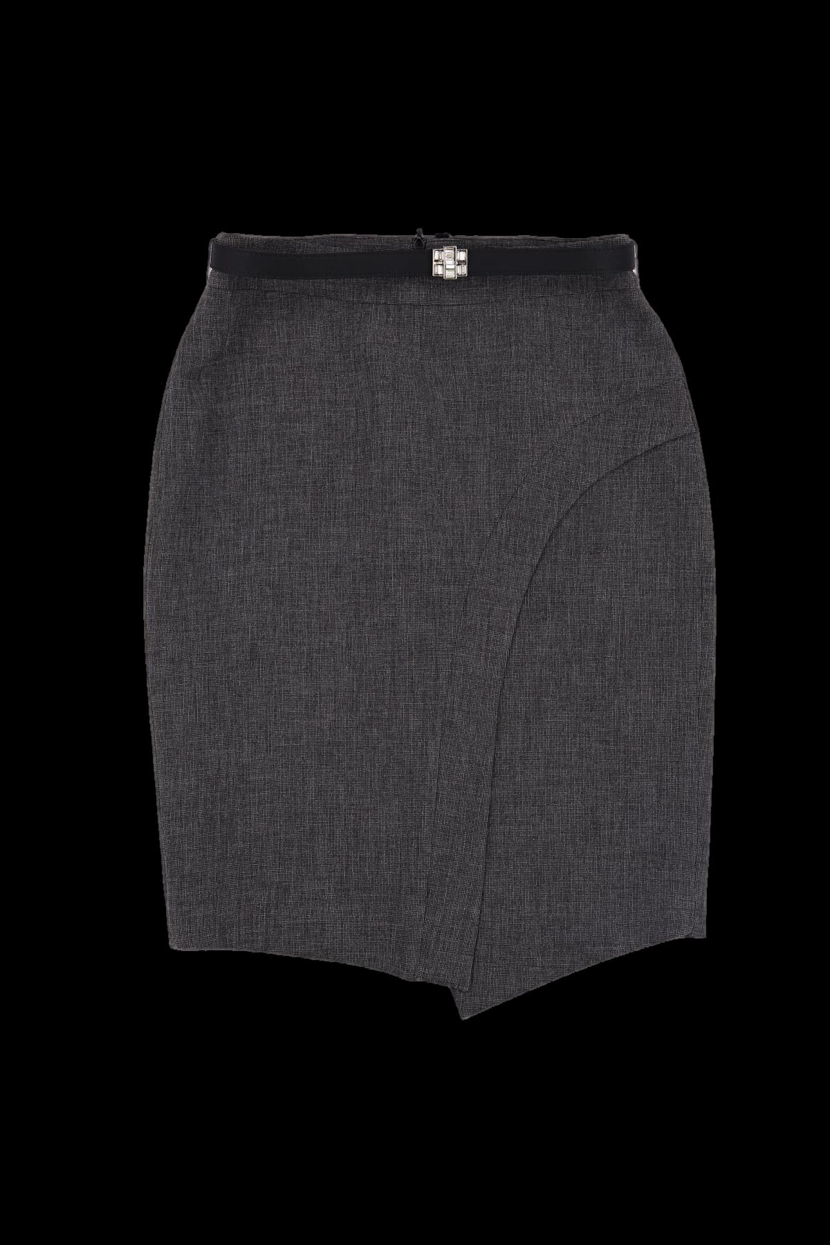 언밸런스 미디스커트