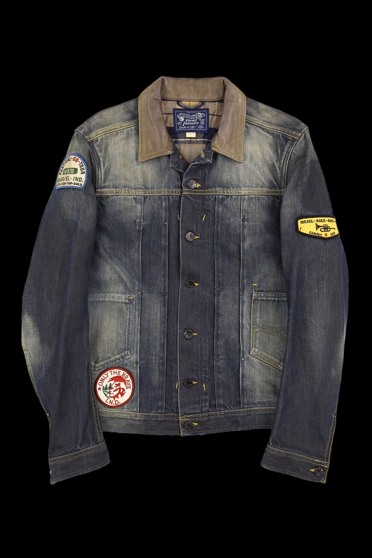 [남성] 디테일 데님 자켓