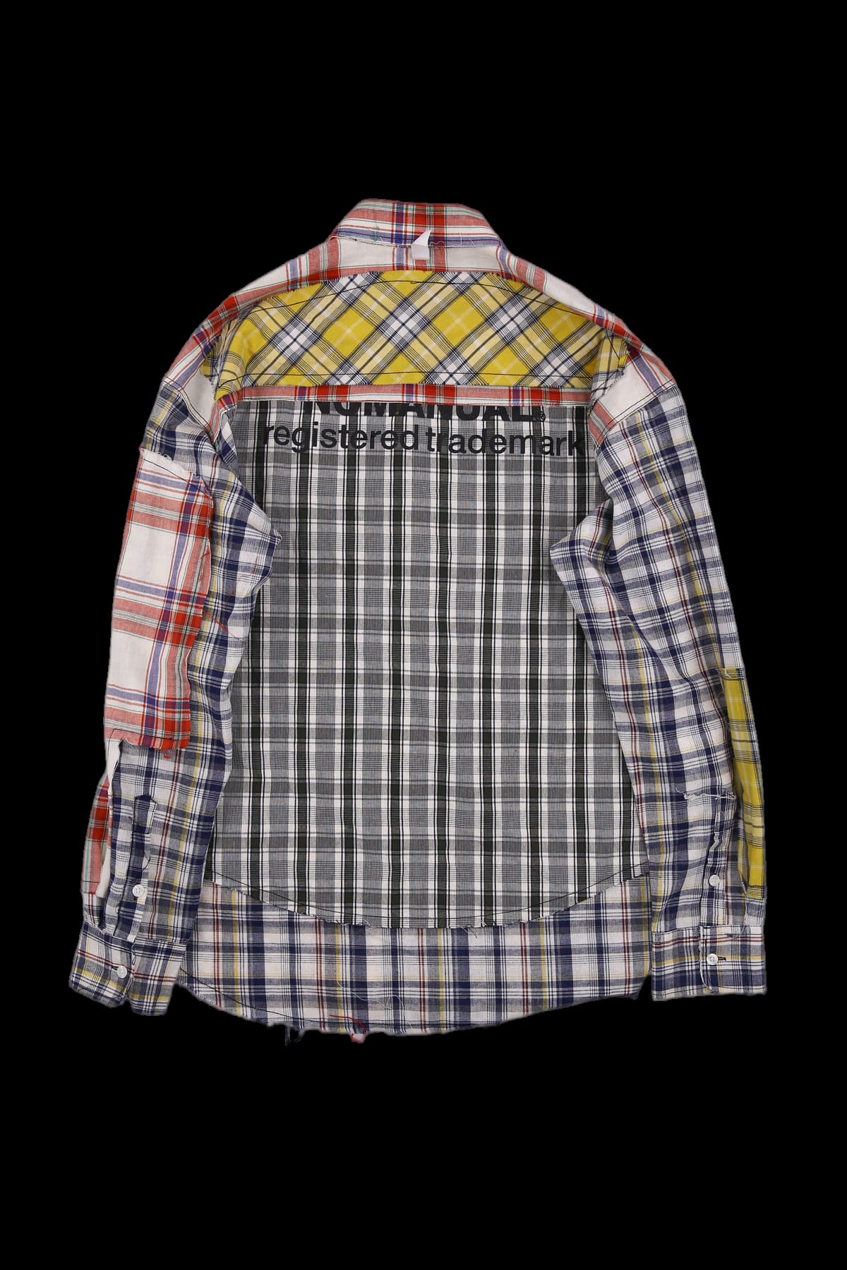 [남성][새상품] 패치워크 셔츠