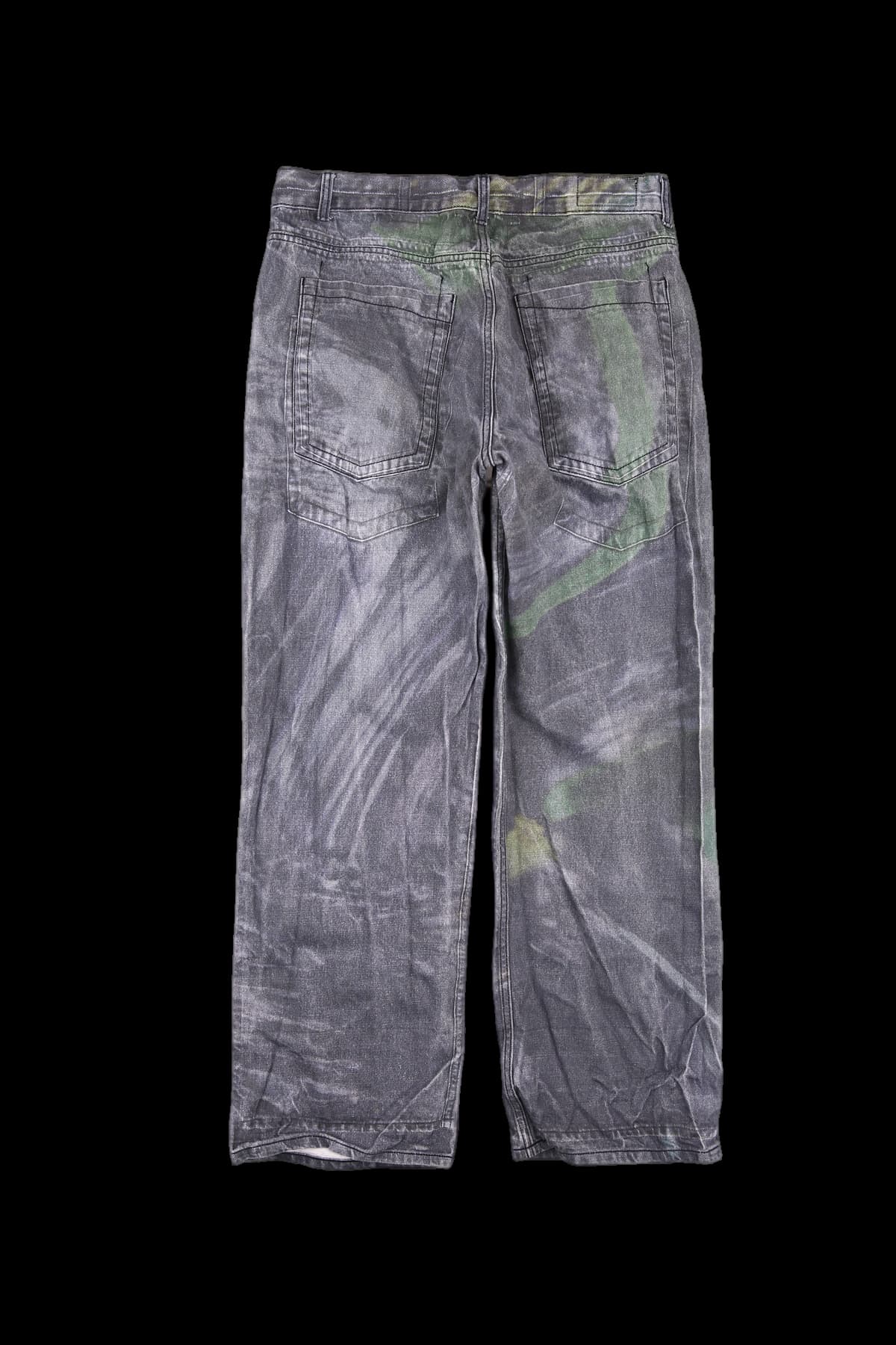 [남성] 데님 그래픽 팬츠