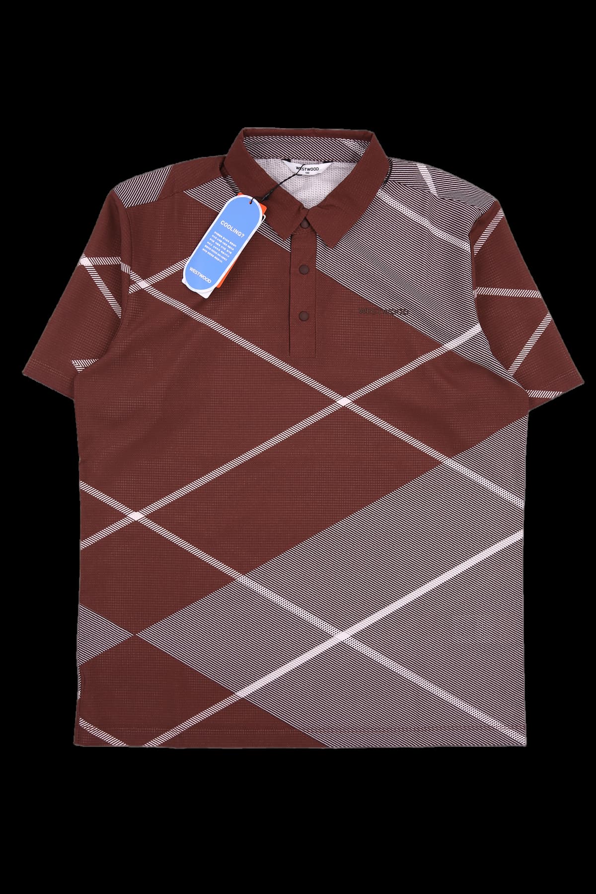 [남성][새상품]카라 반팔티