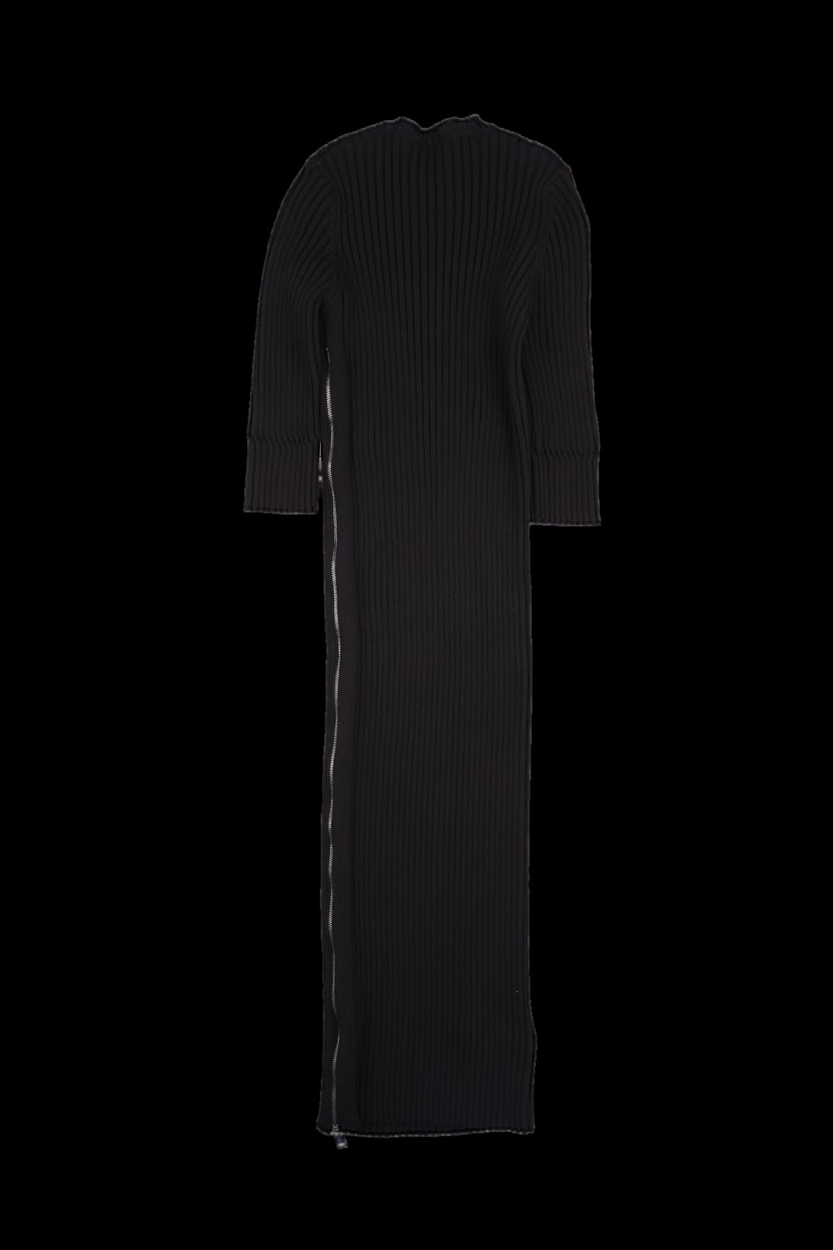 니트 집업 원피스