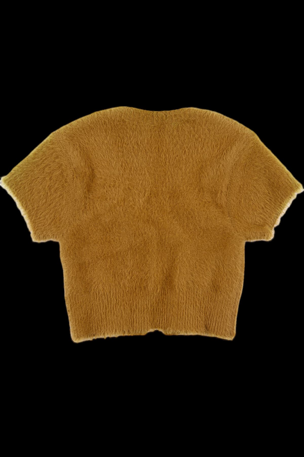 메탈로고 반소매 가디건 