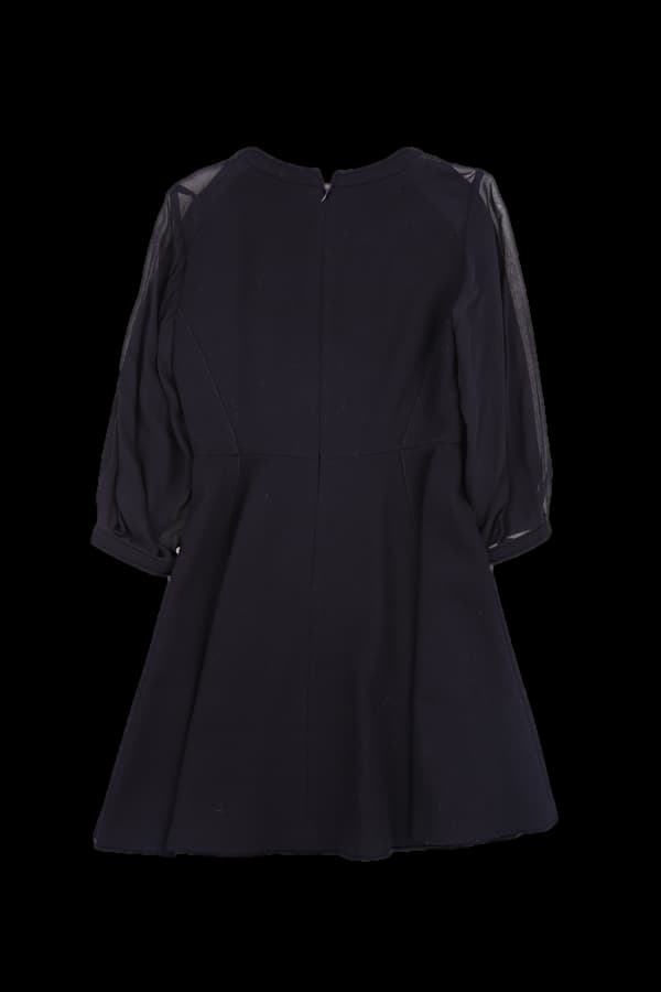 시스루 울 원피스