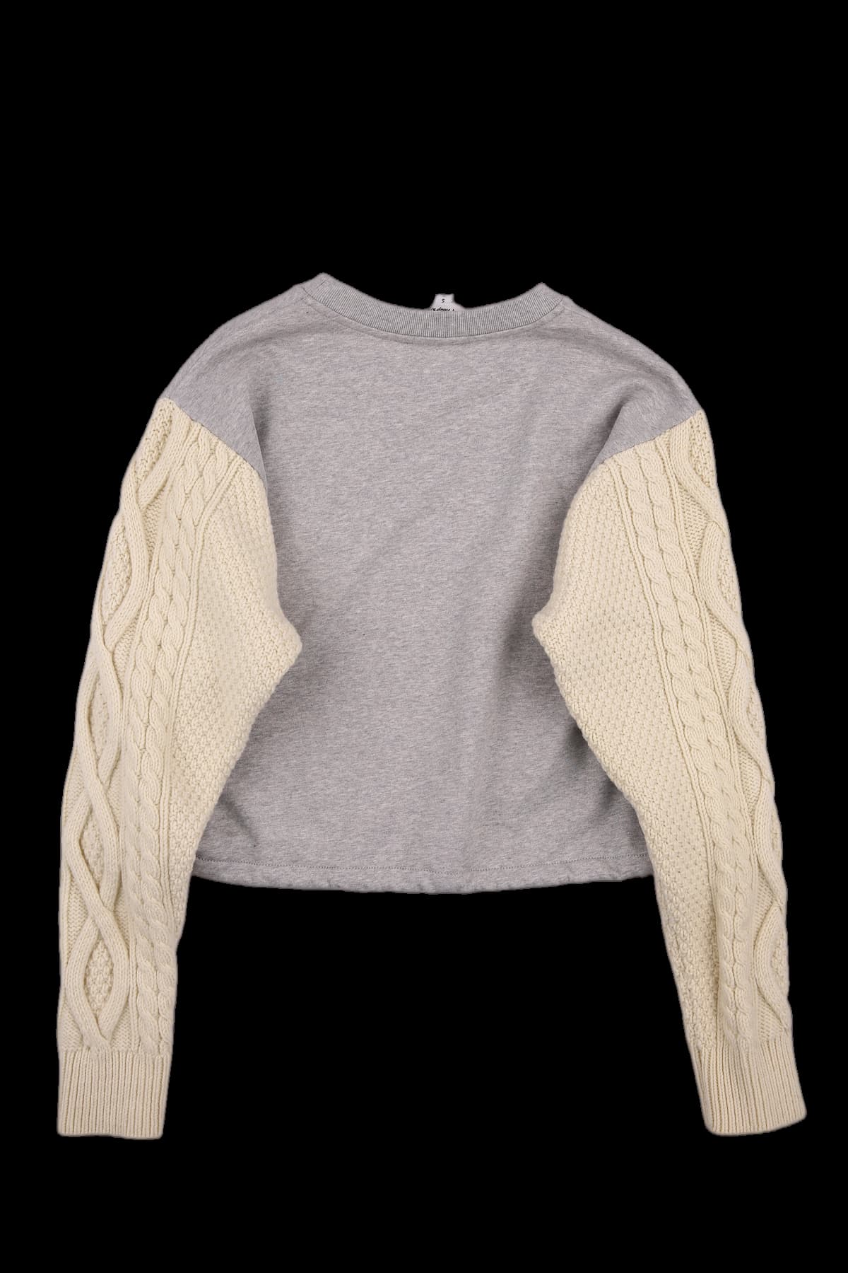 디테일 니트 맨투맨