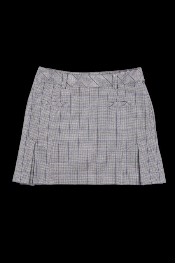 글렌체크 스커트 