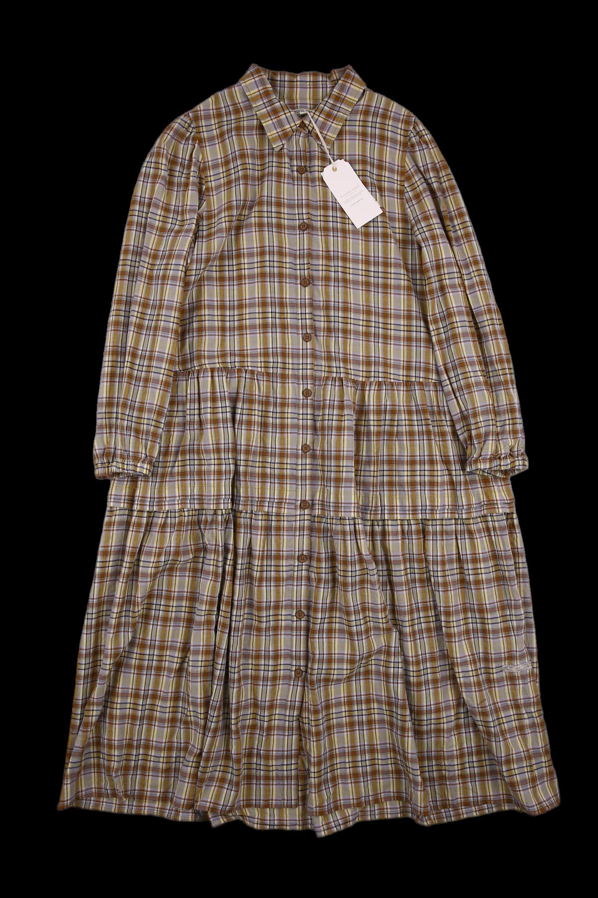 [새상품] 체크 원피스