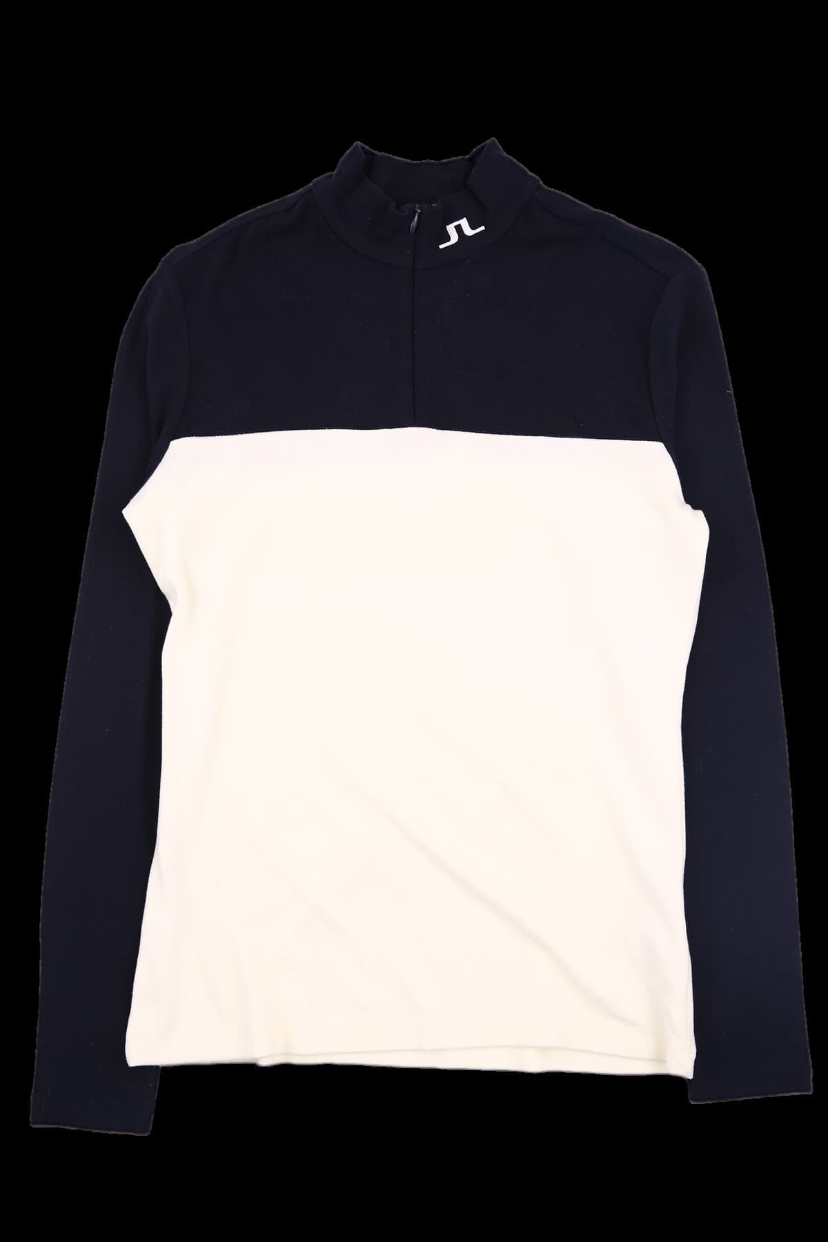 슬림핏 하프넥 티 