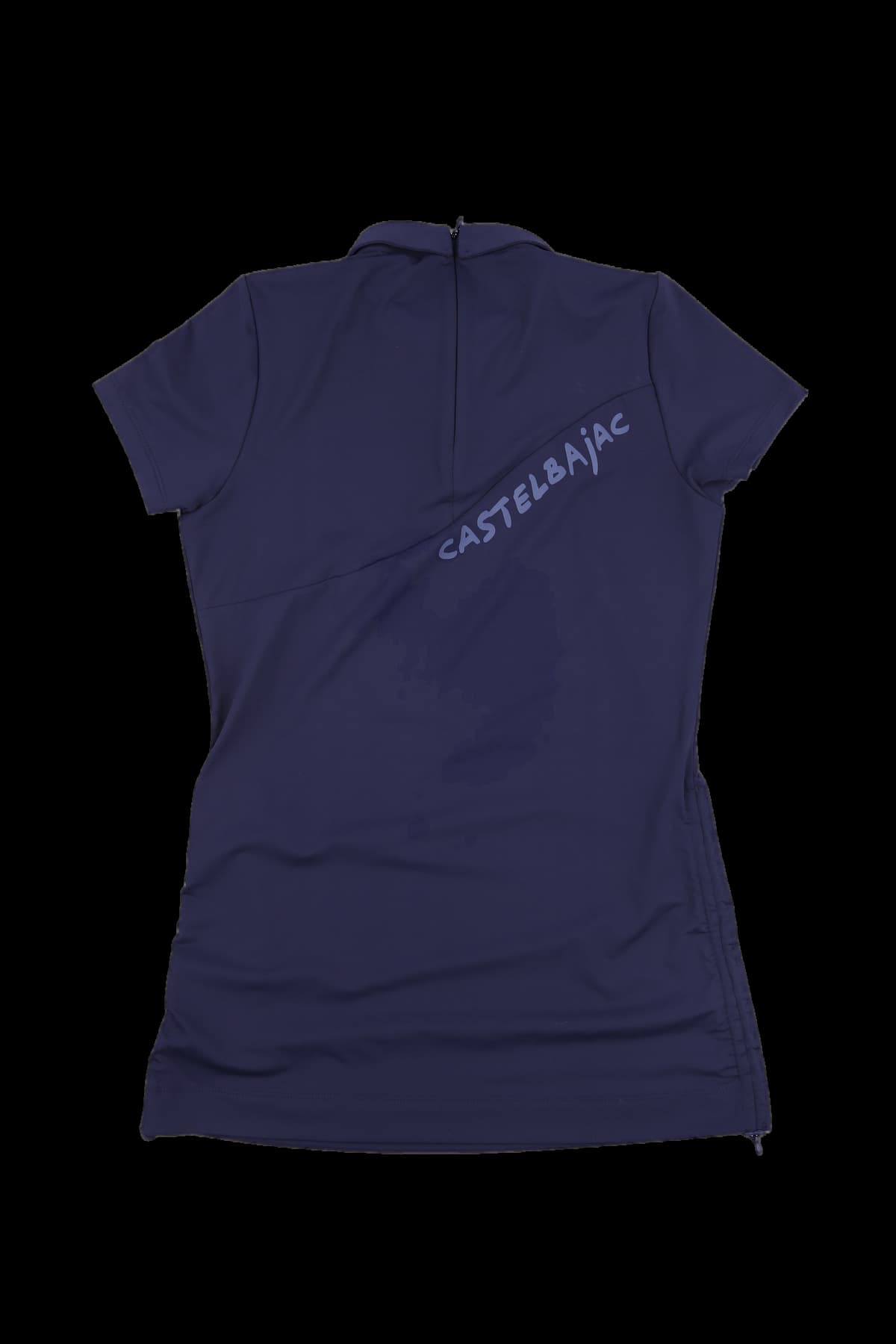 스트링 카라 반팔티 