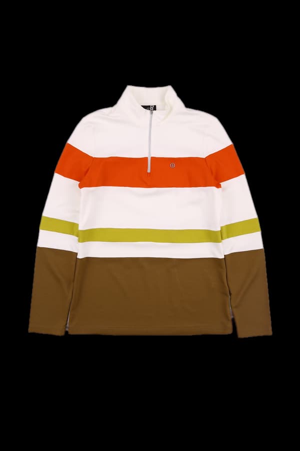 컬러 배색 긴팔 티 