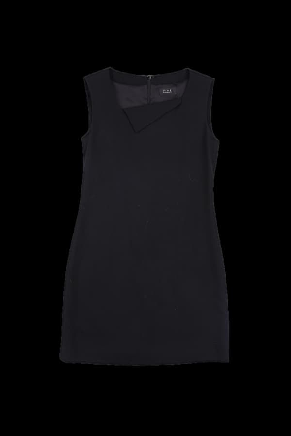 민소매 울 원피스