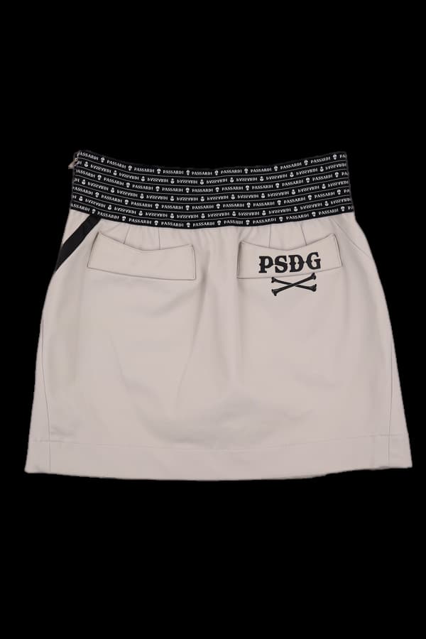 밴딩 로고 스커트