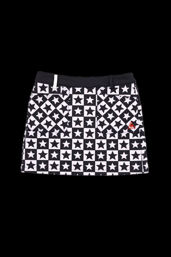 별 무늬 기모 스커트