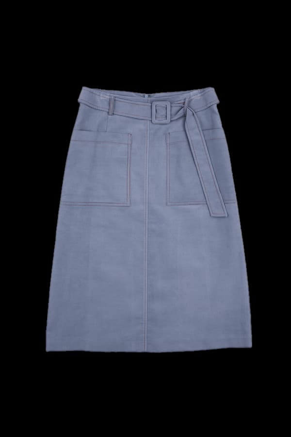 골지벨벳스커트