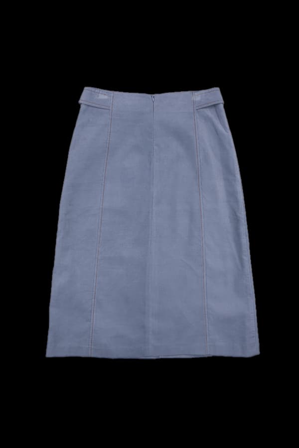 골지벨벳스커트