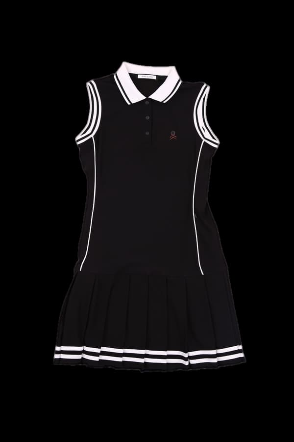 민소매 카라 원피스