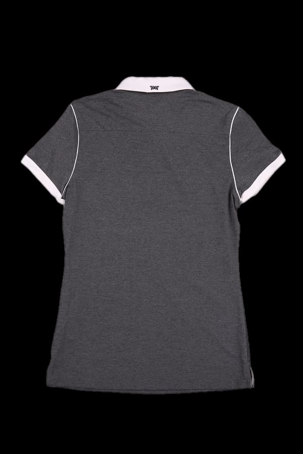 카라 옆트임 반팔티셔츠