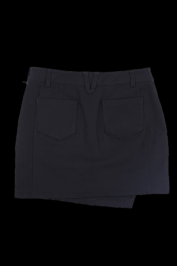 언발 로고 스커트