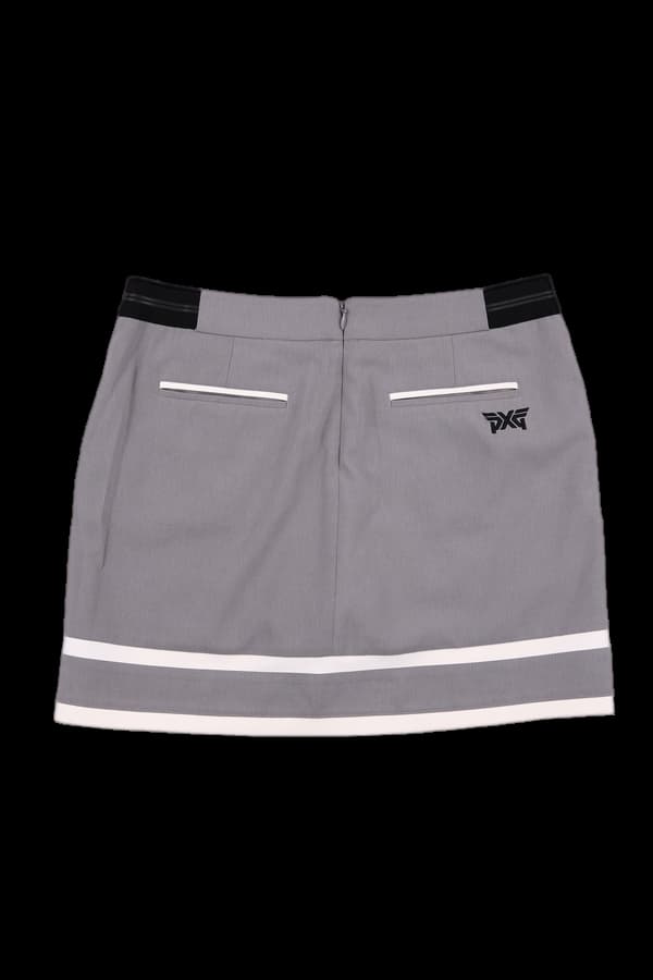 로고 스포트 미니스커트 