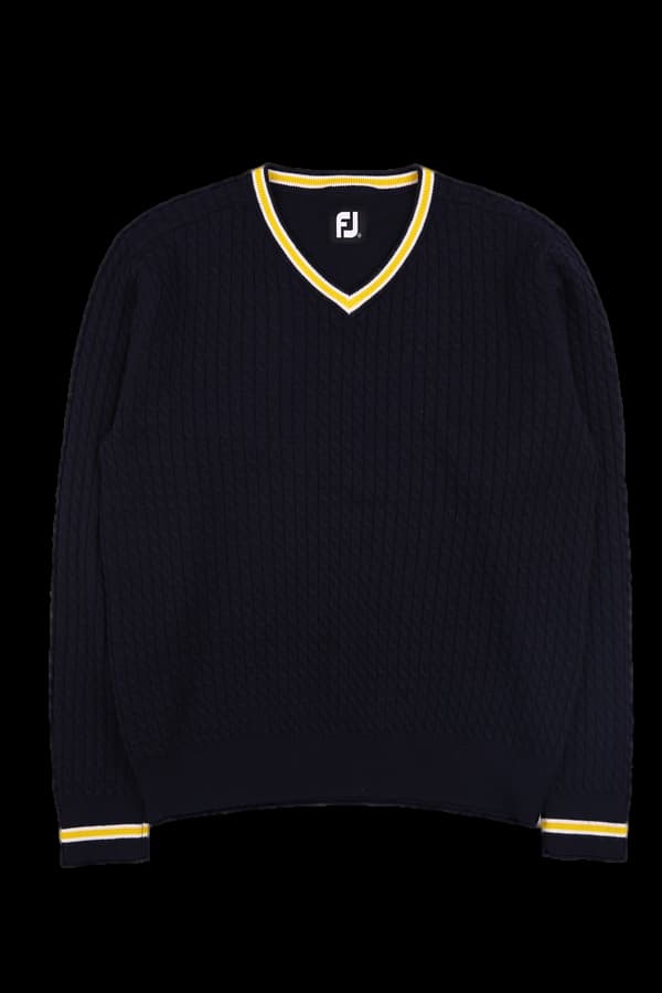 [남여공용]브이넥 꽈배기 긴팔니트 