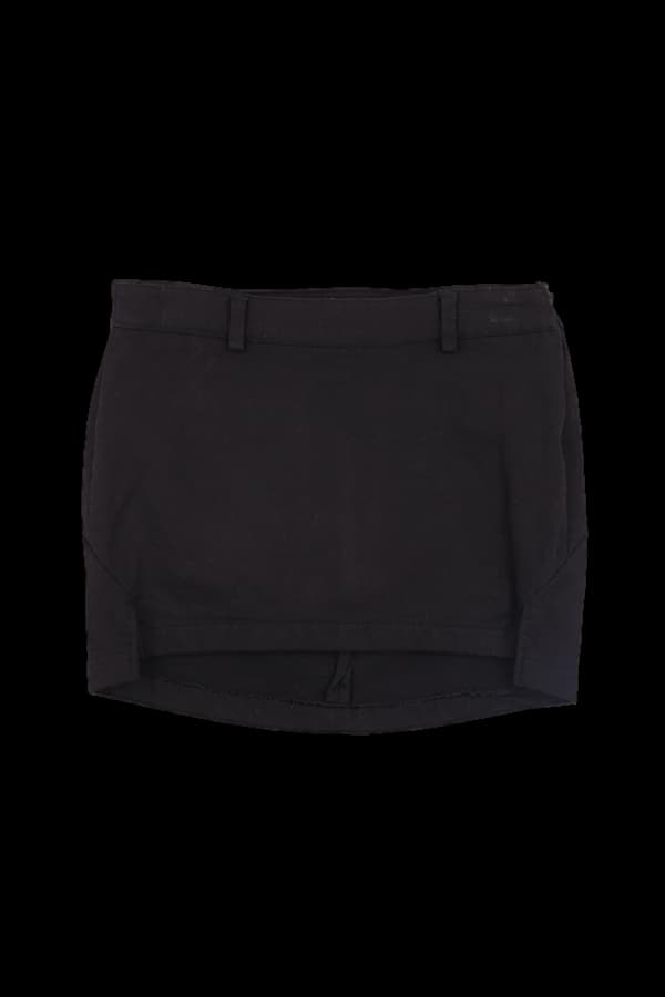 코튼 언발 스커트