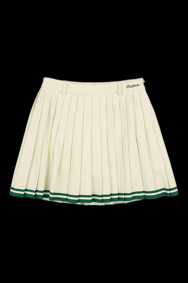  플리츠 플레어스커트 