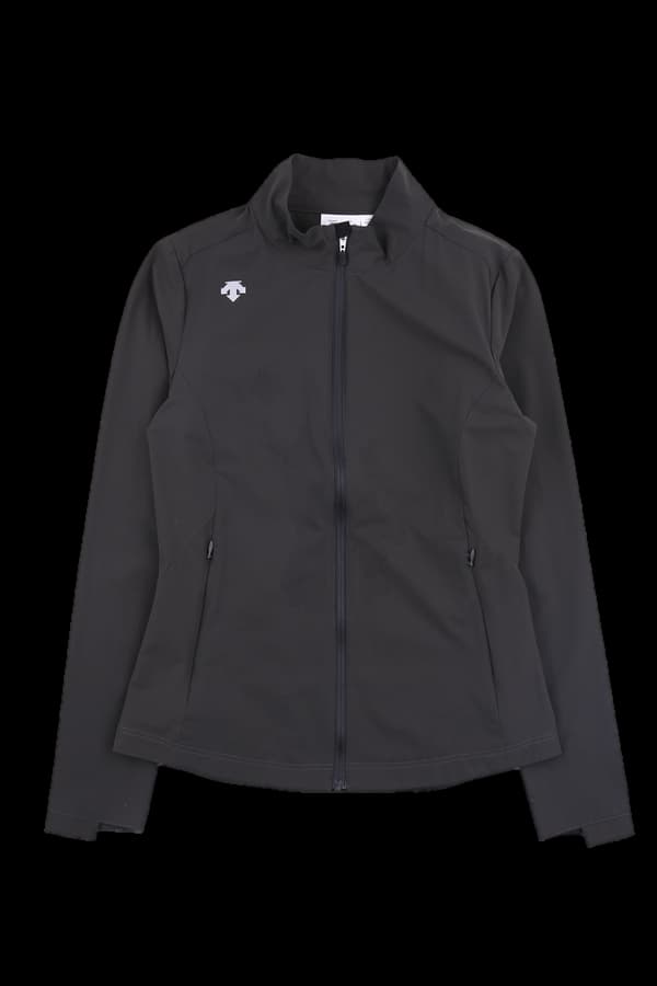 로고 슬림 풀 집업