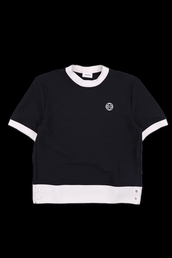 로고 라운드넥 반팔티