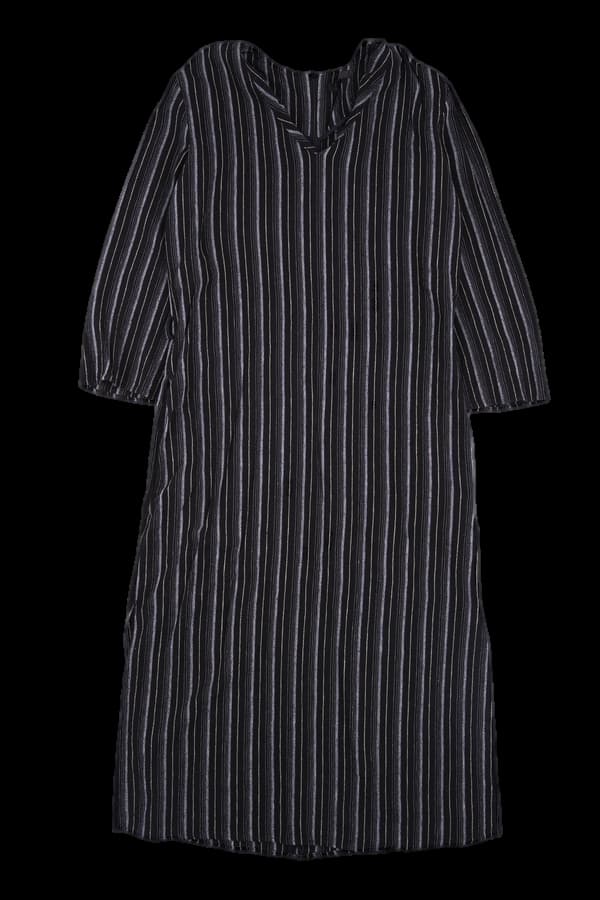 스트라이프 옆트임  원피스