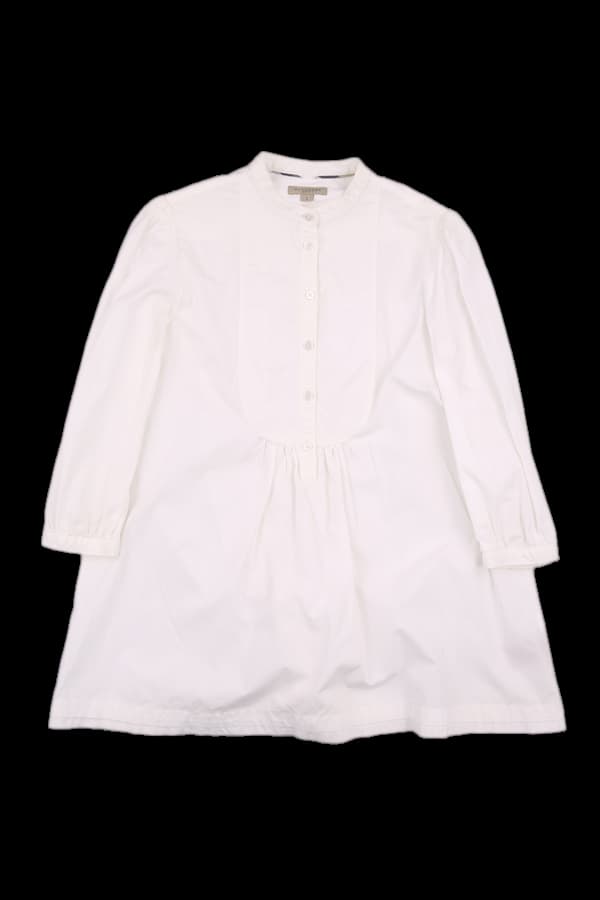 퍼프 라운드넥 블라우스