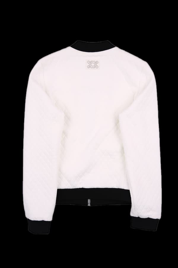 가죽패턴  로고집업