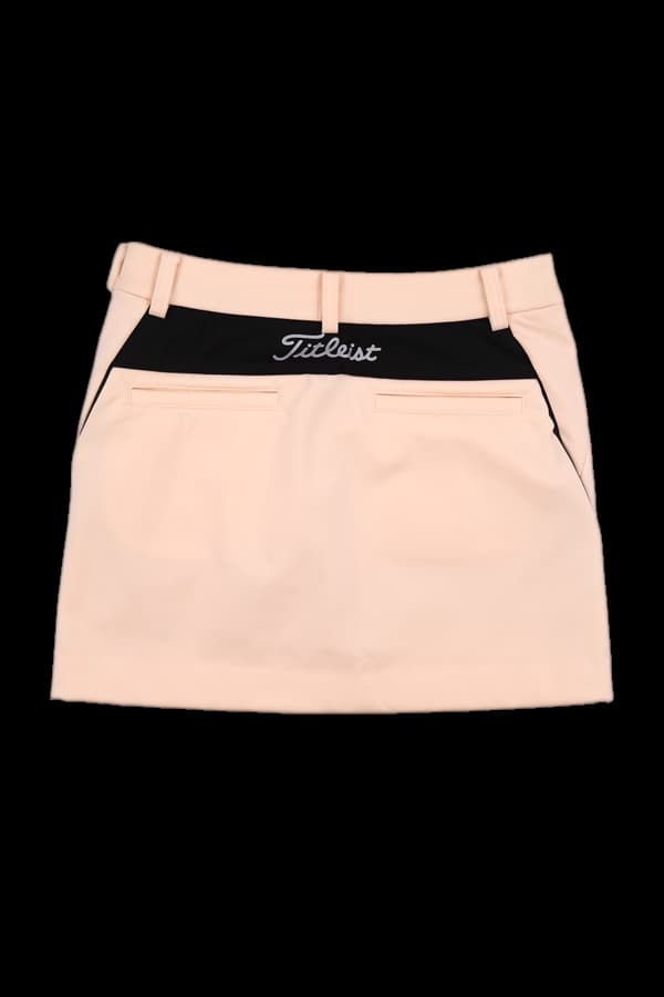 로고 기모 스커트