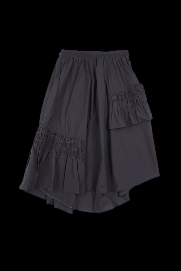 레이스 포인트 스커트 