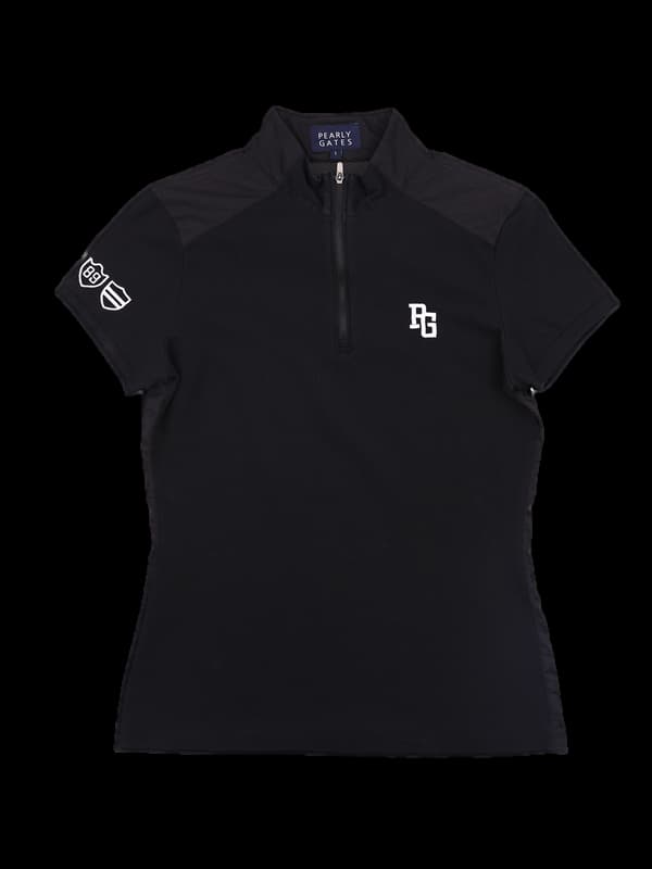 반집업 슬림 반팔티셔츠 