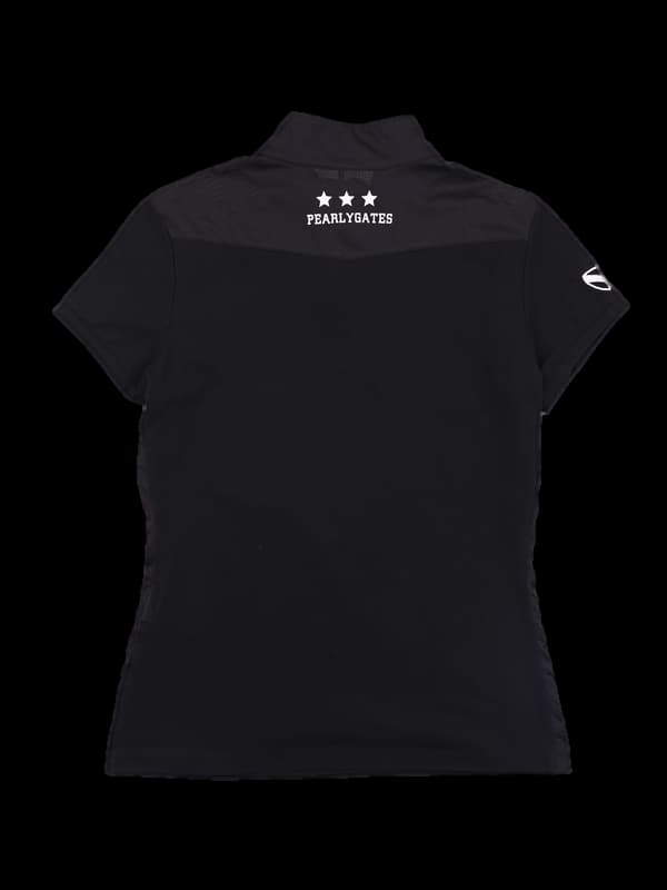 반집업 슬림 반팔티셔츠 