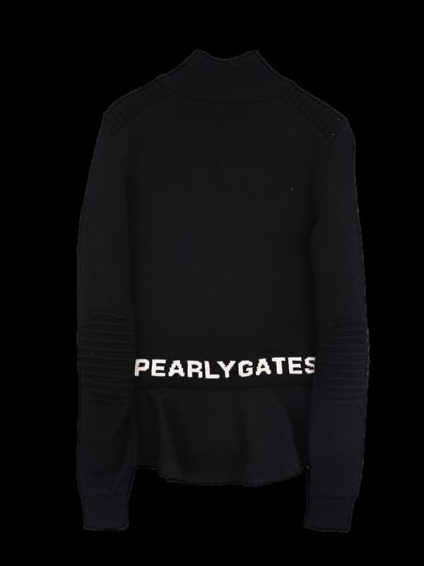 패딩 니트 집업 