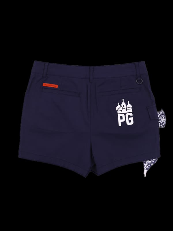 리본 코튼 반바지 